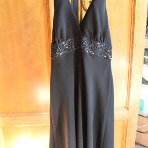 Women's  Evening Cocktail Dress  Jones Wear  Size 14  Black